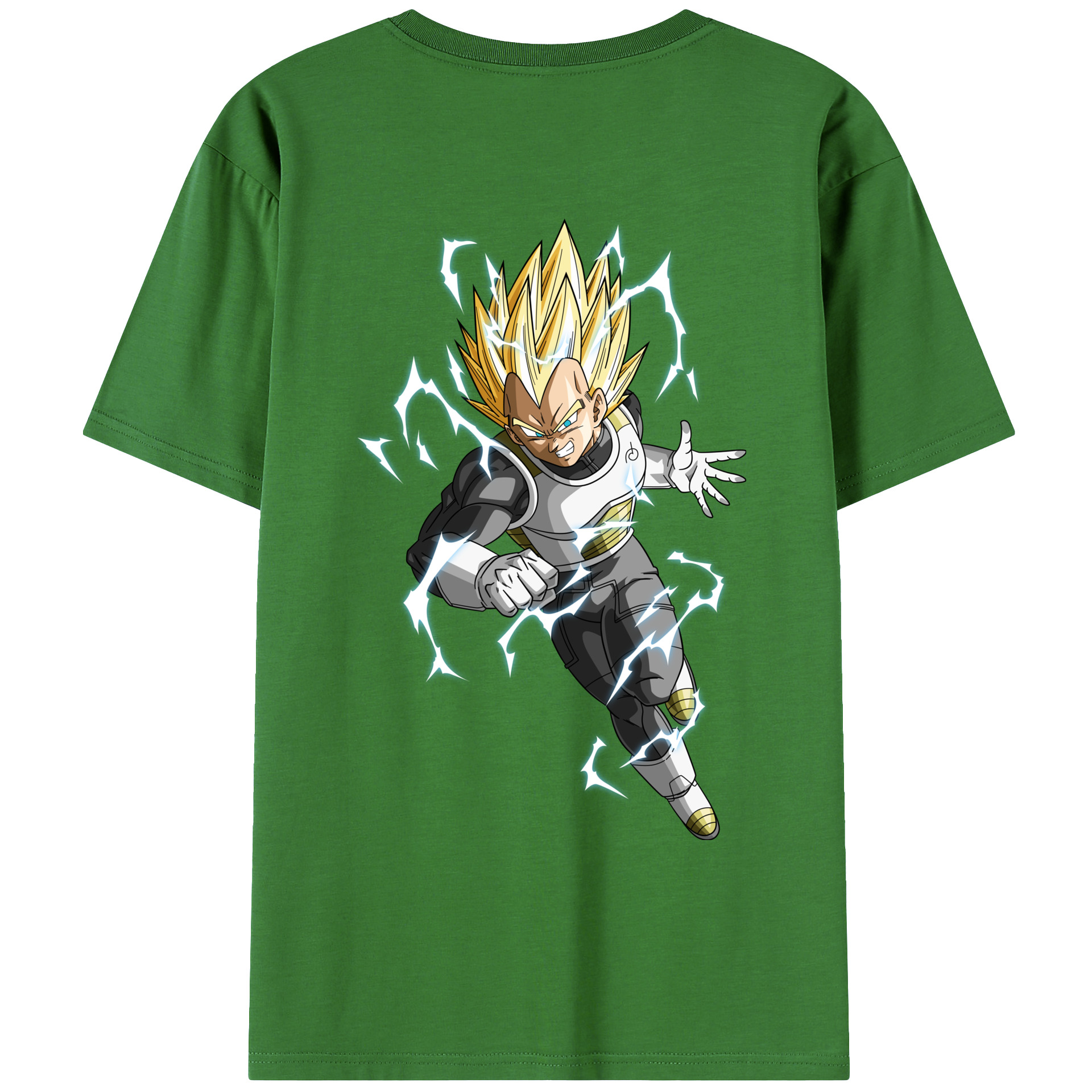 （画像用） ドラゴンボール ベジータ四世（Bejīta Yonsei）DRAGON BALL Vegeta IV レディース半袖Tシャツ(バックプリント)